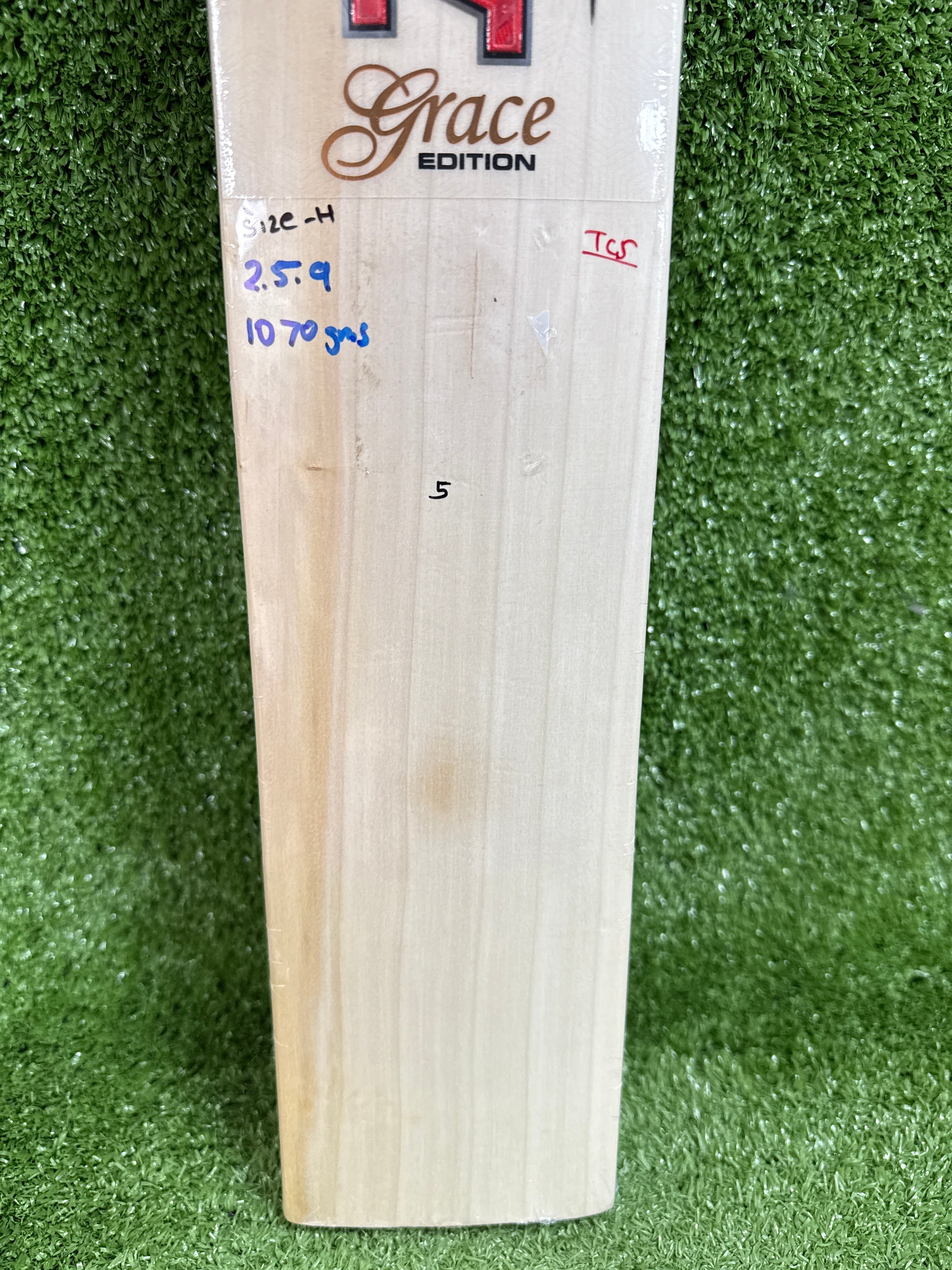 MRF Genius Grace Edition Grade 1 English Willow Cricket Bat – Harrow Size