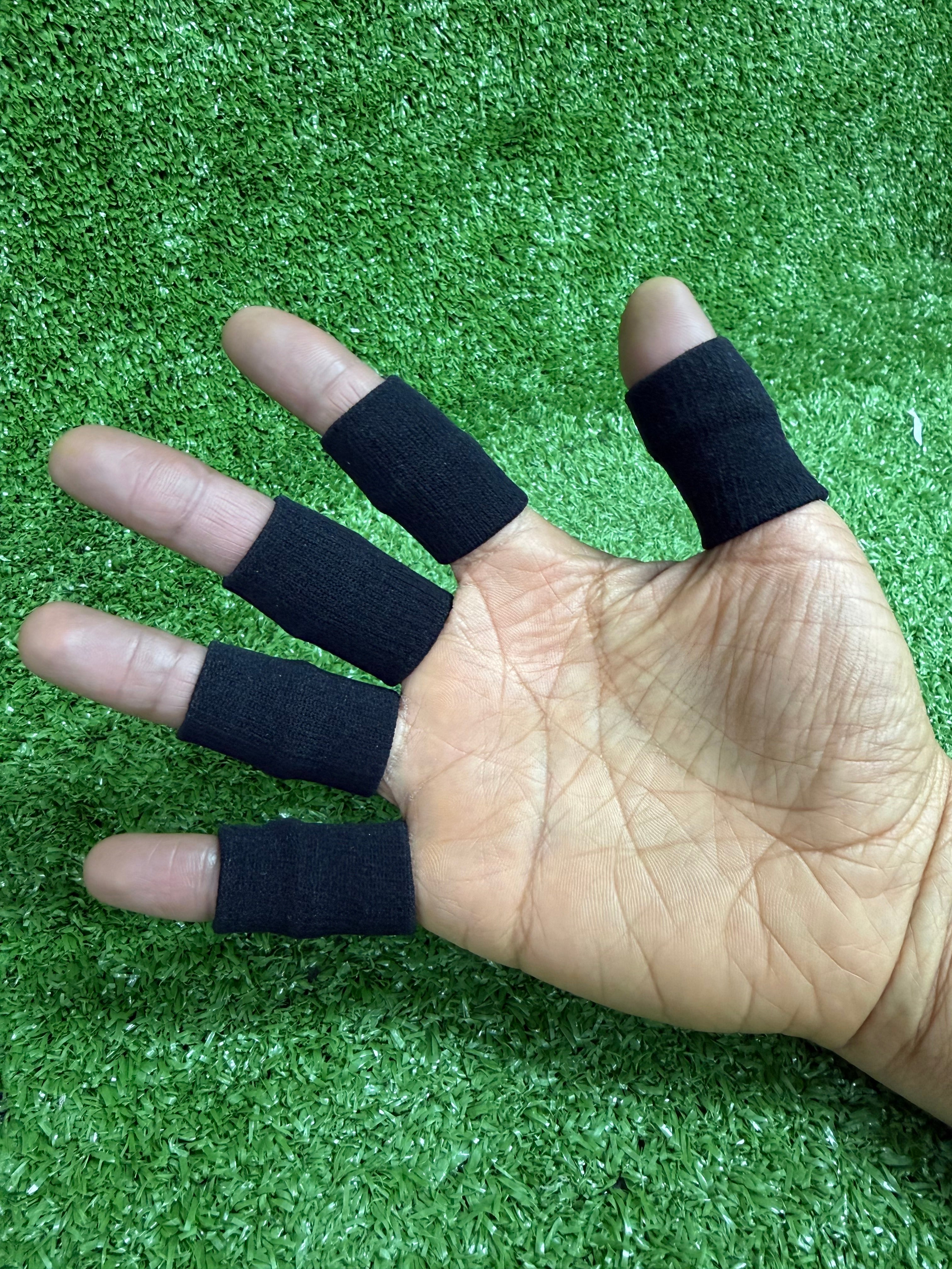 Gravity Elastic Core Finger Support Sleeves - 20 Pack for Cricket & Sports