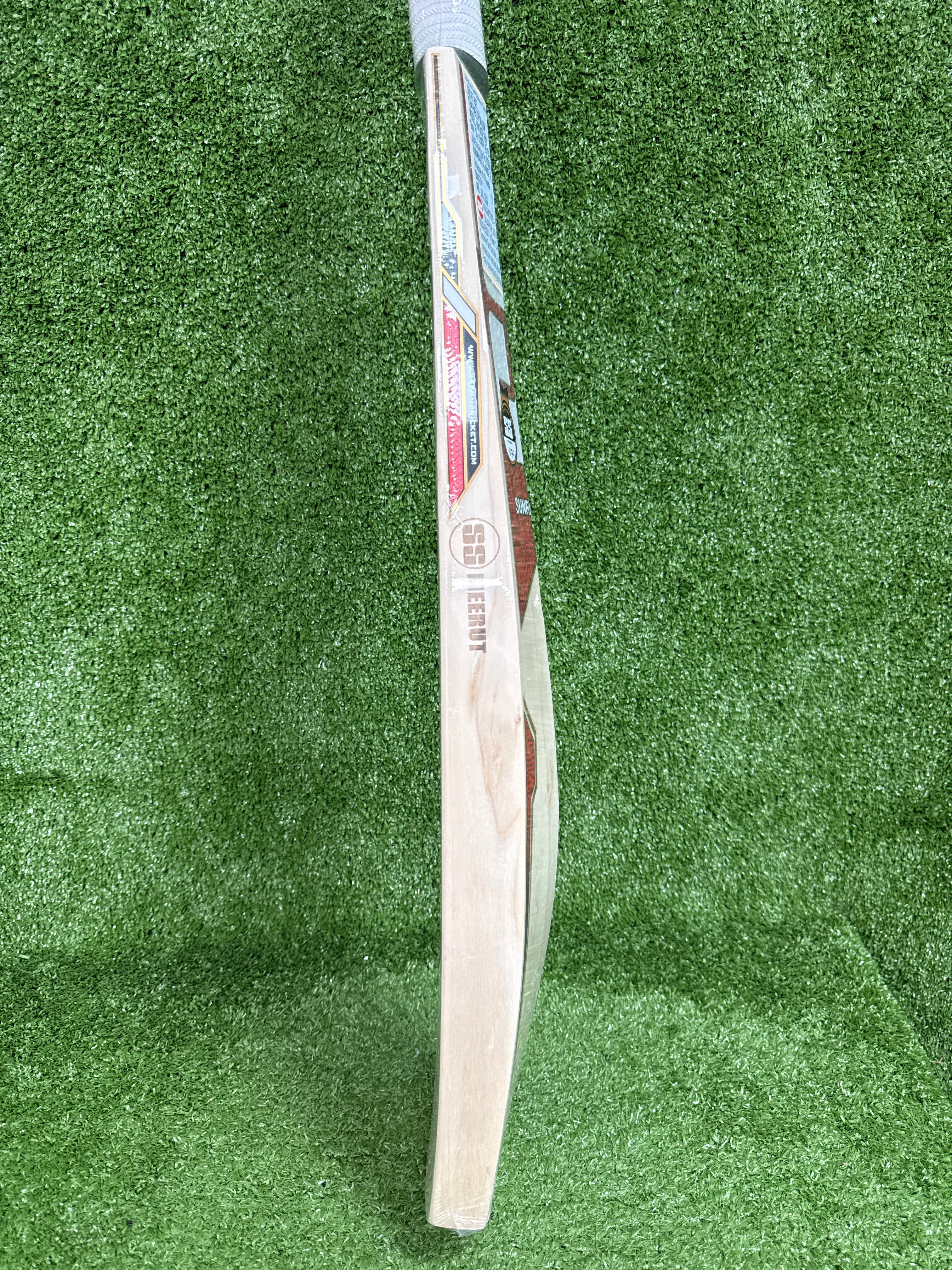 SS Vintage Pro English Willow Cricket Bat – Short Handle by SS - back view - TopCricketStore