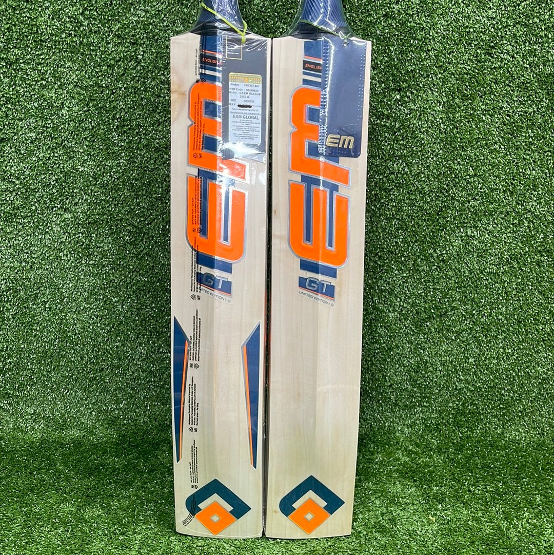 EM GT 2.0 Limited Edition English Willow Cricket Bat
