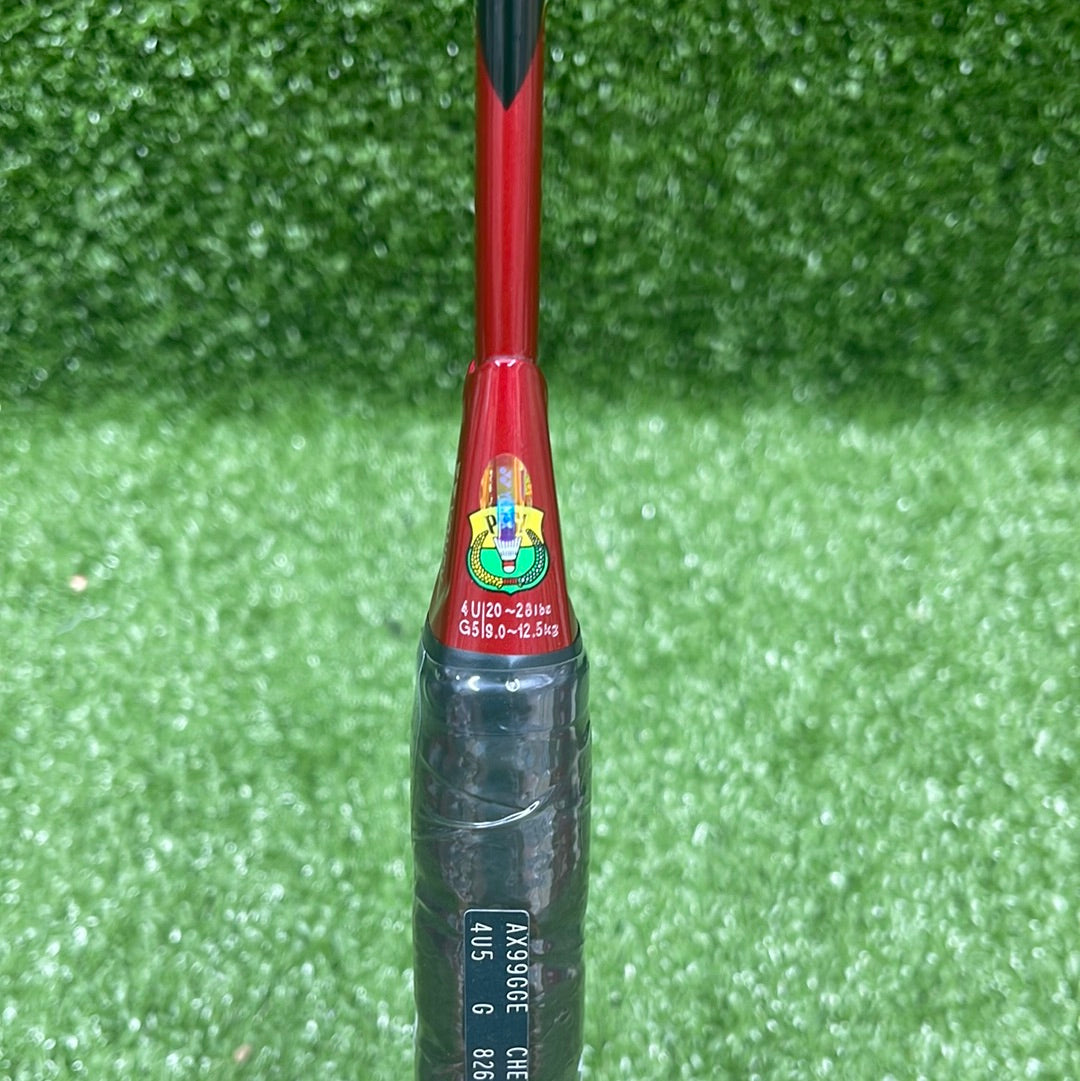 Yonex Astrox 99 Game Cherry Sunburst Badminton Racket Prestrung - Made in Taiwan (Red)