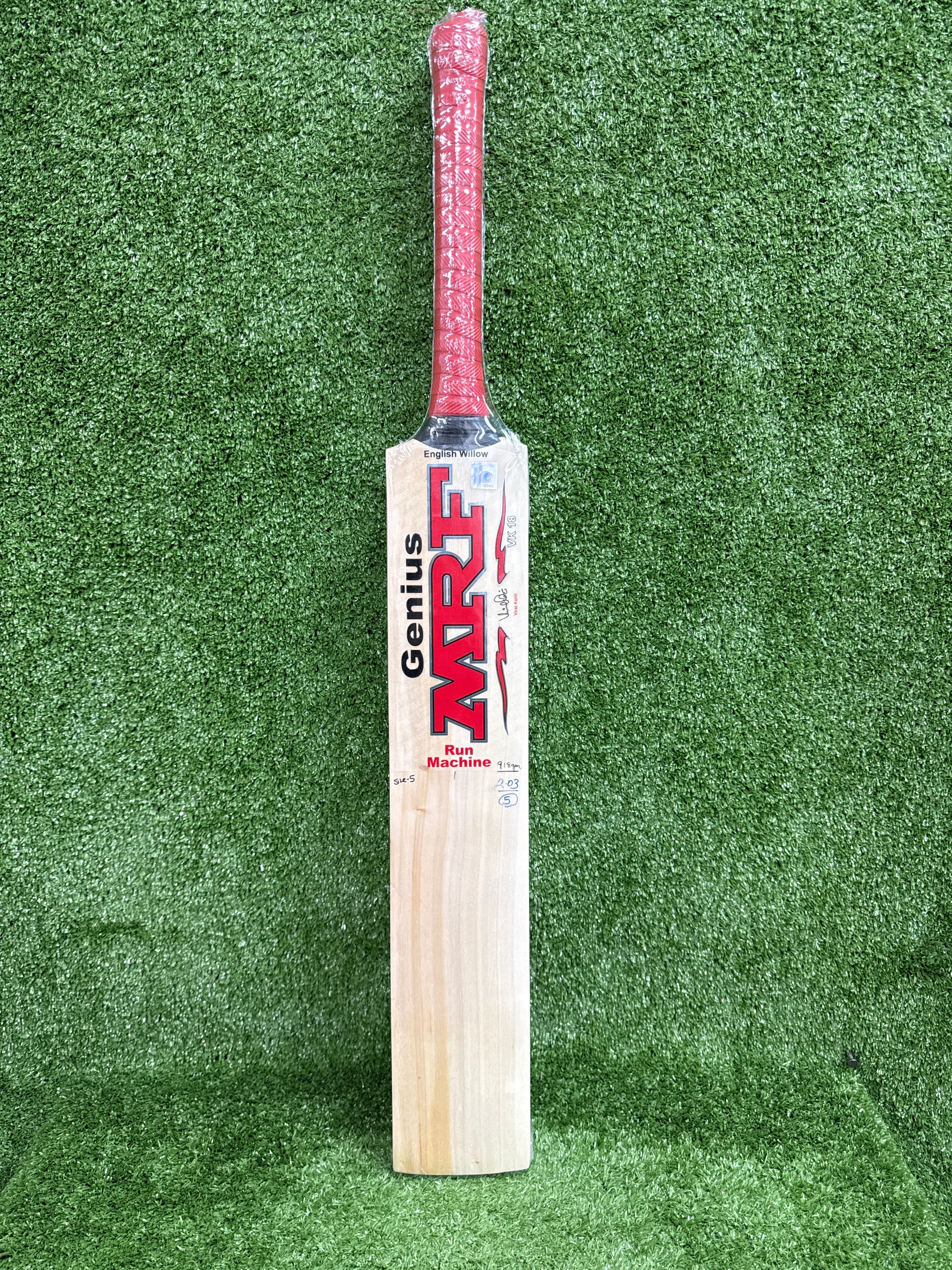 MRF Genius Run Machine Junior / Youth English Willow Cricket Bat