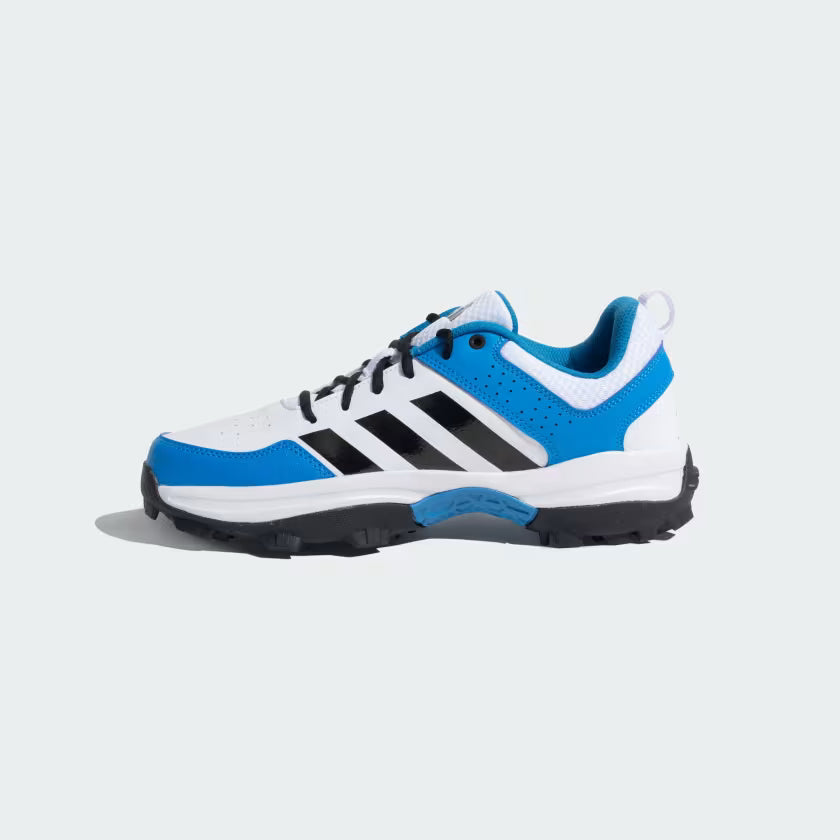 Adidas NU 24 White / Bright Blue / Black Cricket Shoes