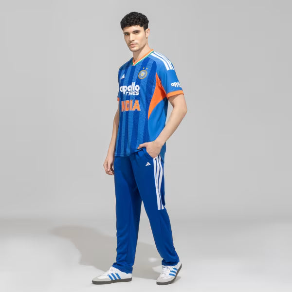 Adidas India T20 Players International Cricket Jersey - Bright Royal Blue 2026
