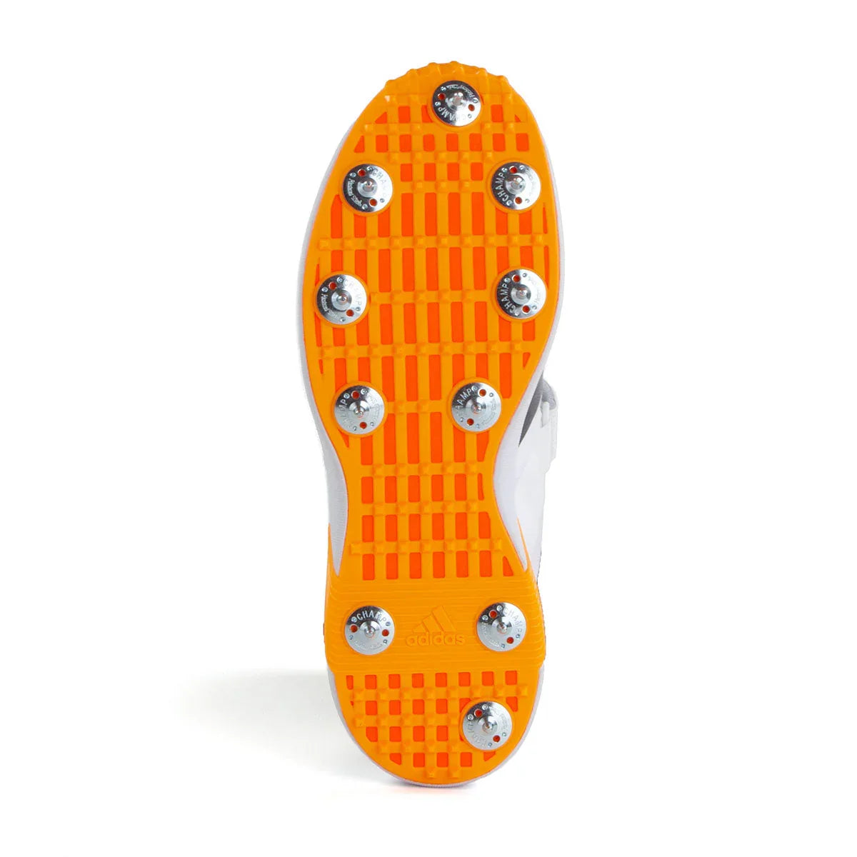 Adidas Adipower Incurza Cricket Spike Shoes – Cloud White / Aurora Onix / Lucid Tangerine Adidas