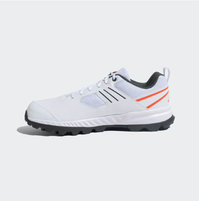 Adidas Cri Hase 23 M Cloud White / Legend Ivy / Solar Red Cricket Shoes