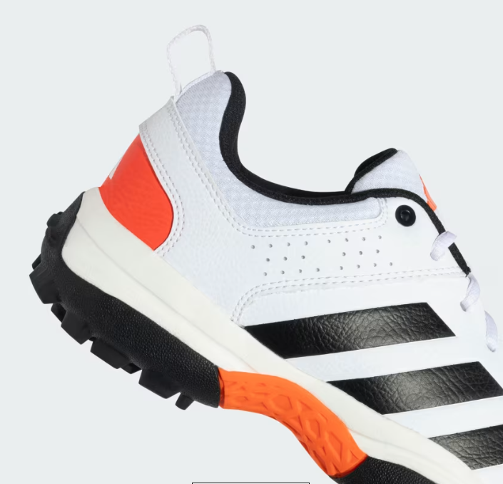 Adidas Crinu 24 M Cloud White / Core Black / Solar Red / Off White Cricket Shoes