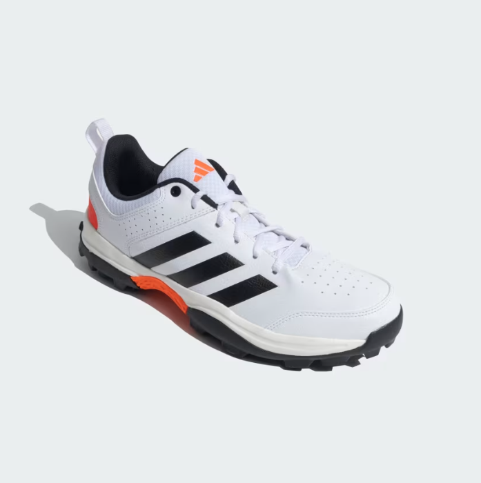 Adidas Crinu 24 M Cloud White / Core Black / Solar Red / Off White Cricket Shoes