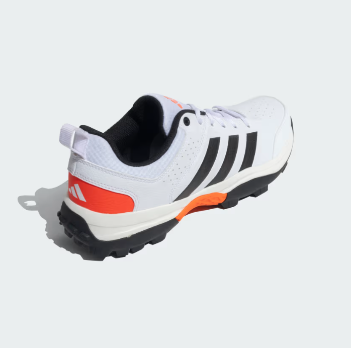 Adidas Crinu 24 M Cloud White / Core Black / Solar Red / Off White Cricket Shoes
