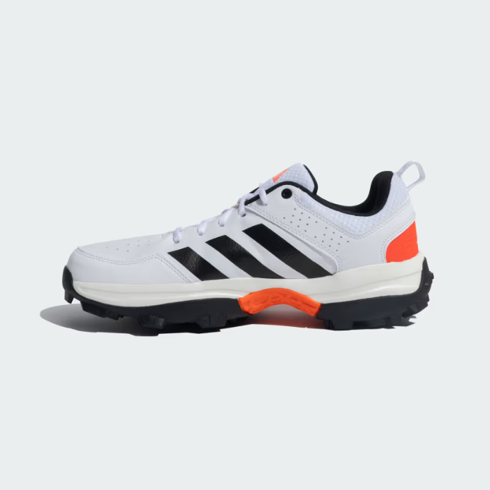 Adidas Crinu 24 M Cloud White / Core Black / Solar Red / Off White Cricket Shoes