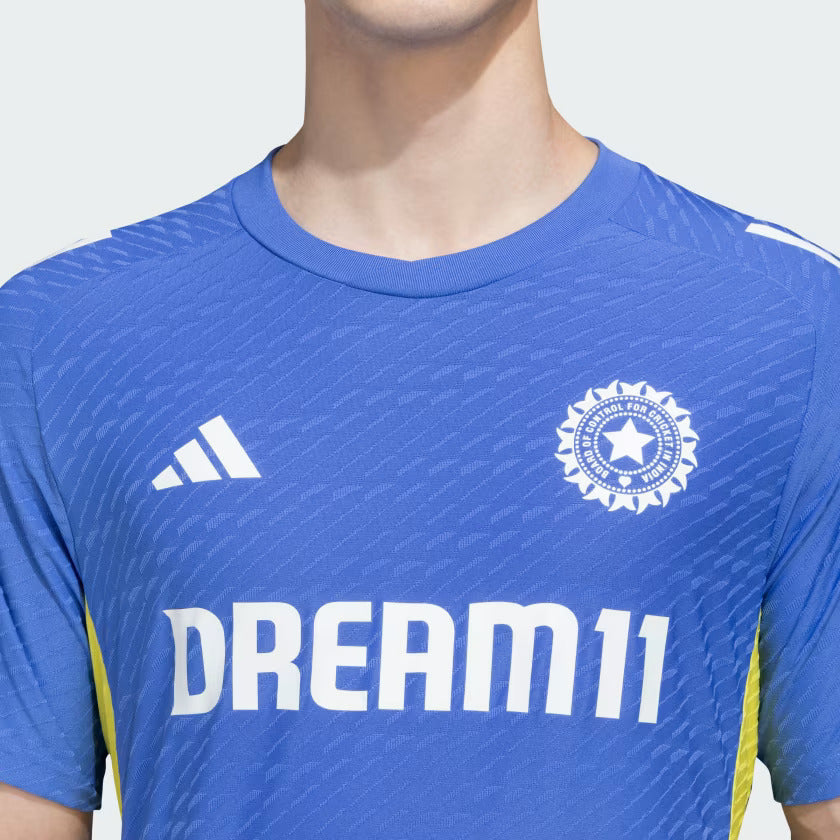 Adidas India Training Match Cricket Jersey
