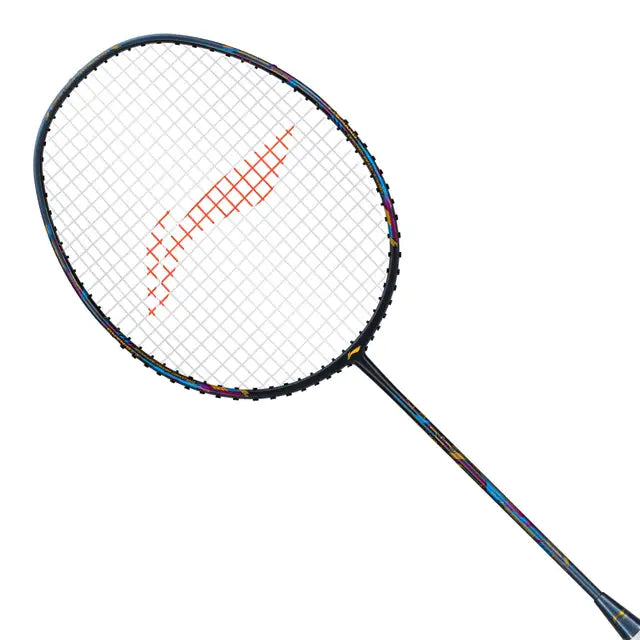 Li-Ning Air Force 79 Charcoal / Grey / Blue Badminton Racket Prestrung