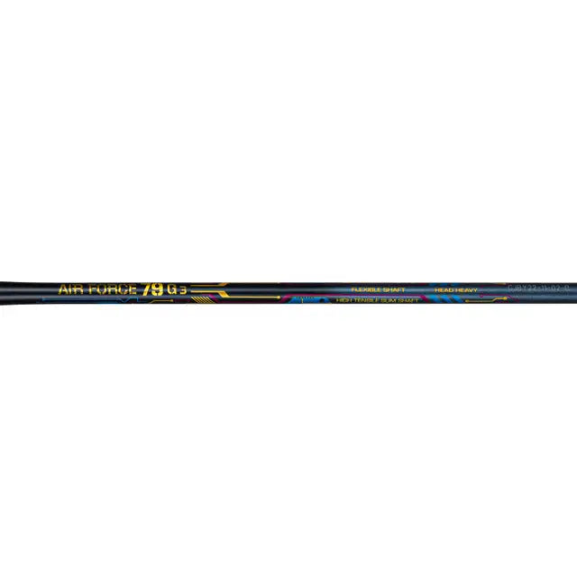 Li-Ning Air Force 79 Charcoal / Grey / Blue Badminton Racket Prestrung by Li-Ning - packaging view - TopCricketStore