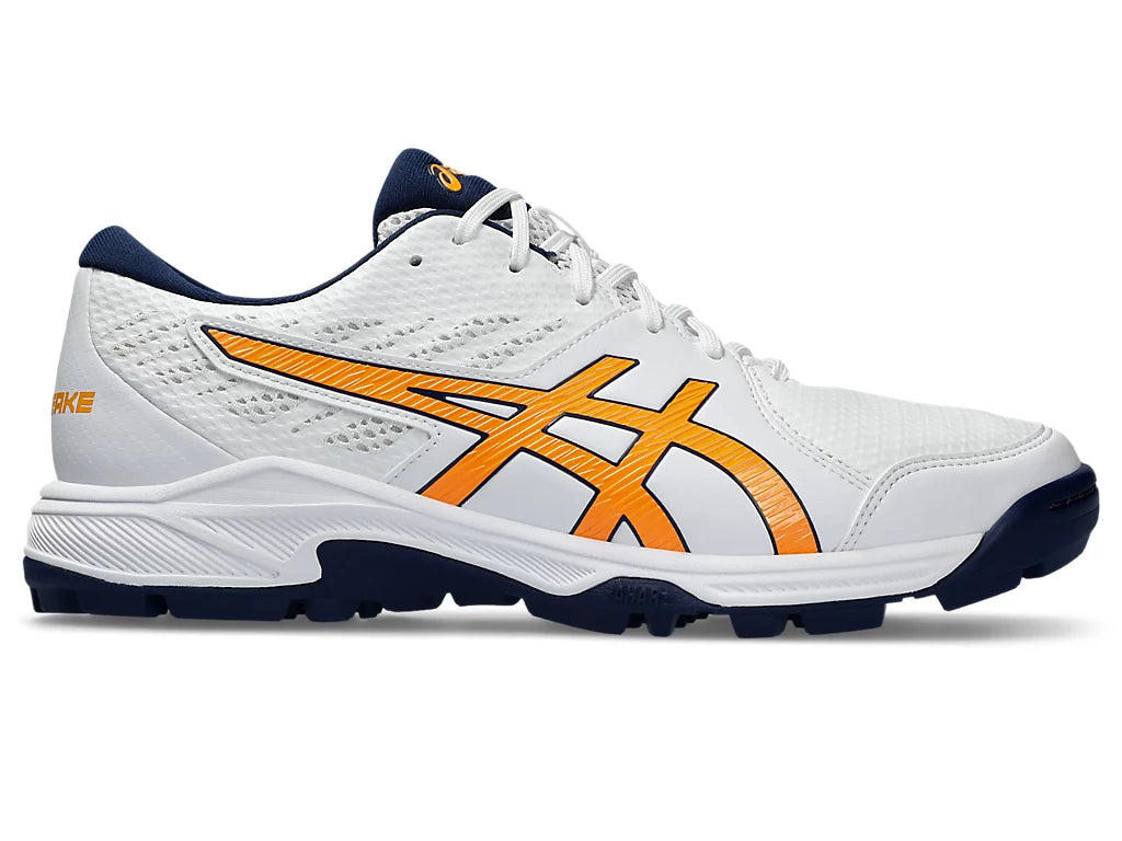 Asics Gel Peake 2 - White/Orange Cricket Shoes-2-Top_Cricket_Store