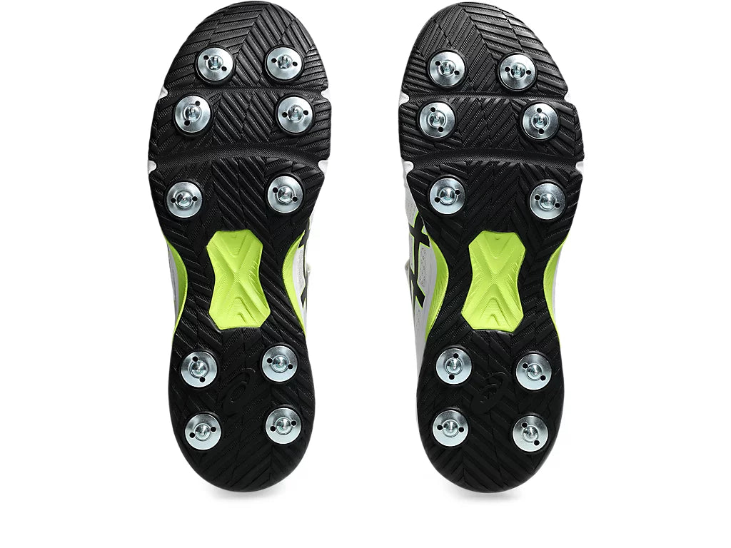 Asics Speed Menace FF White/Black Cricket Metal Spike Shoes-7-Top_Cricket_Store