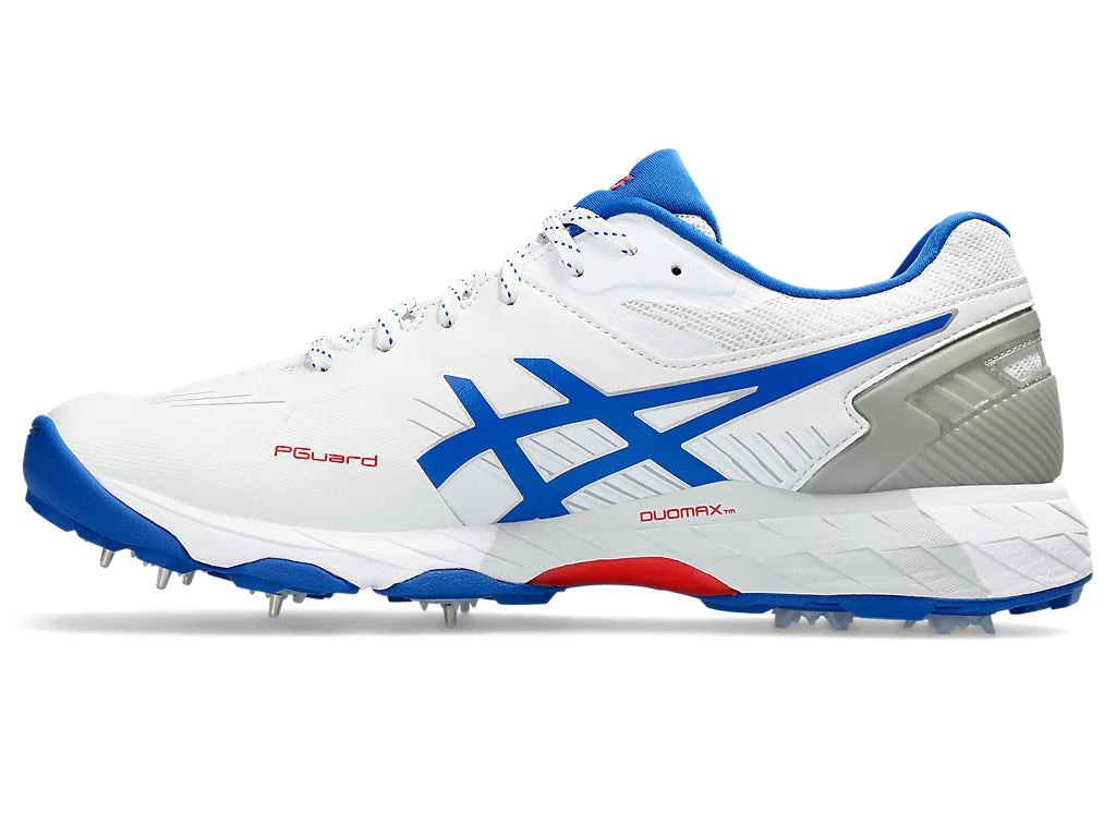 Asics _350 Not Out_ White/Tuna Blue_ Cricket Metal Spike Shoe4_-Top_Cricket_Store