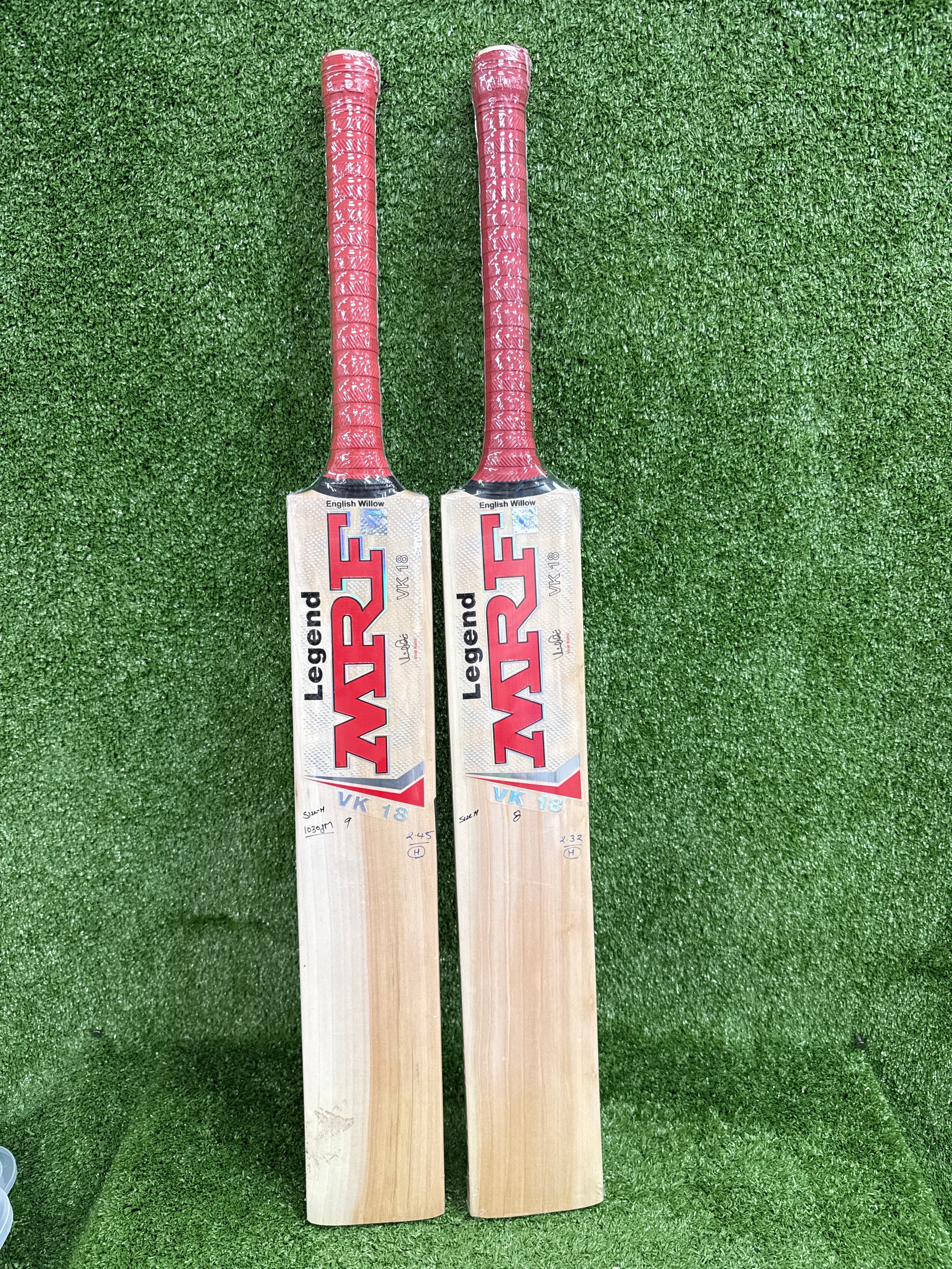 MRF Legend VK 18 Harrow Junior / Youth English Willow Cricket Bat