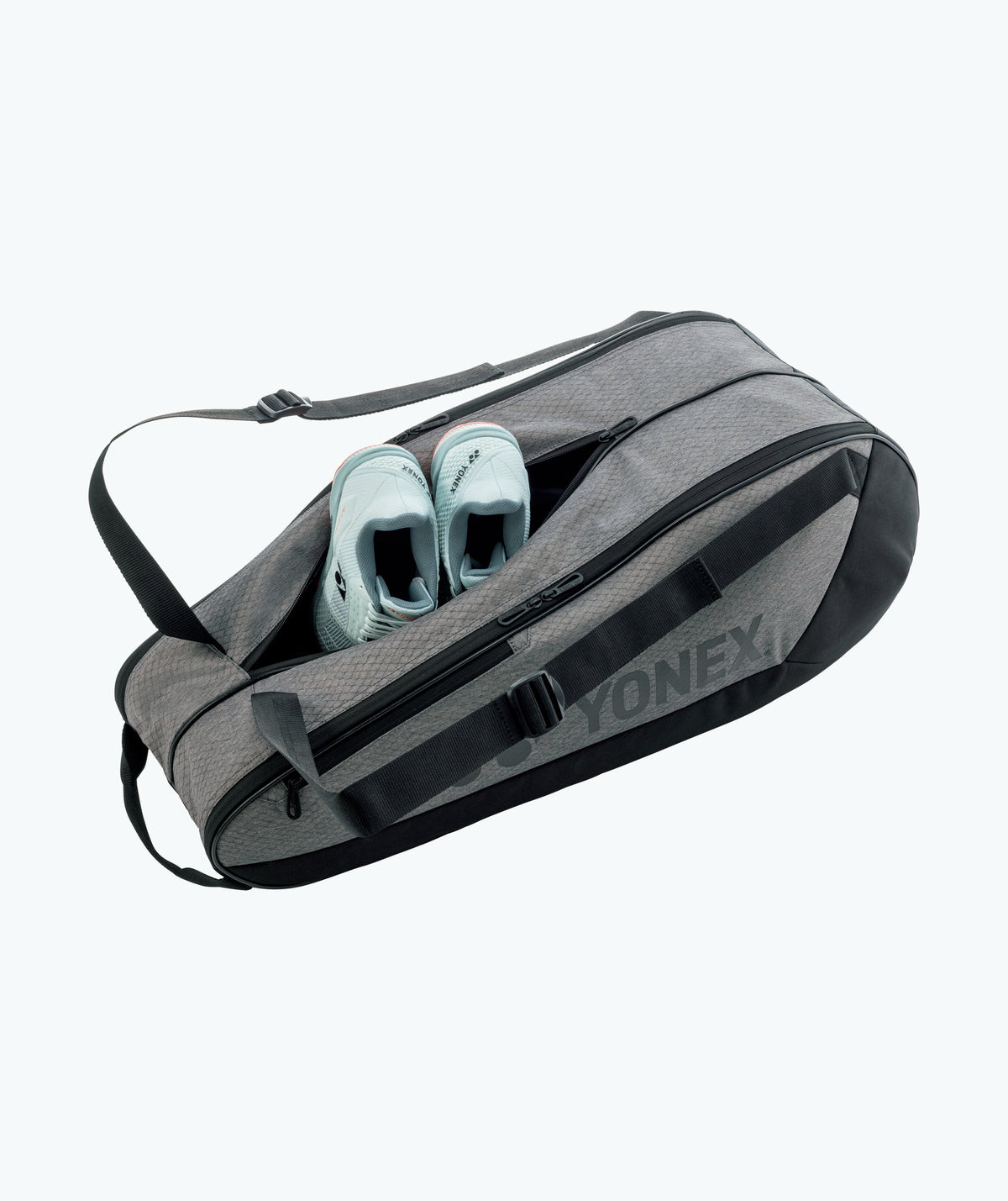Yonex '25 Team Gray/Black Badminton 6 Racquet Bag by Yonex - alternate view 2 - TopCricketStore