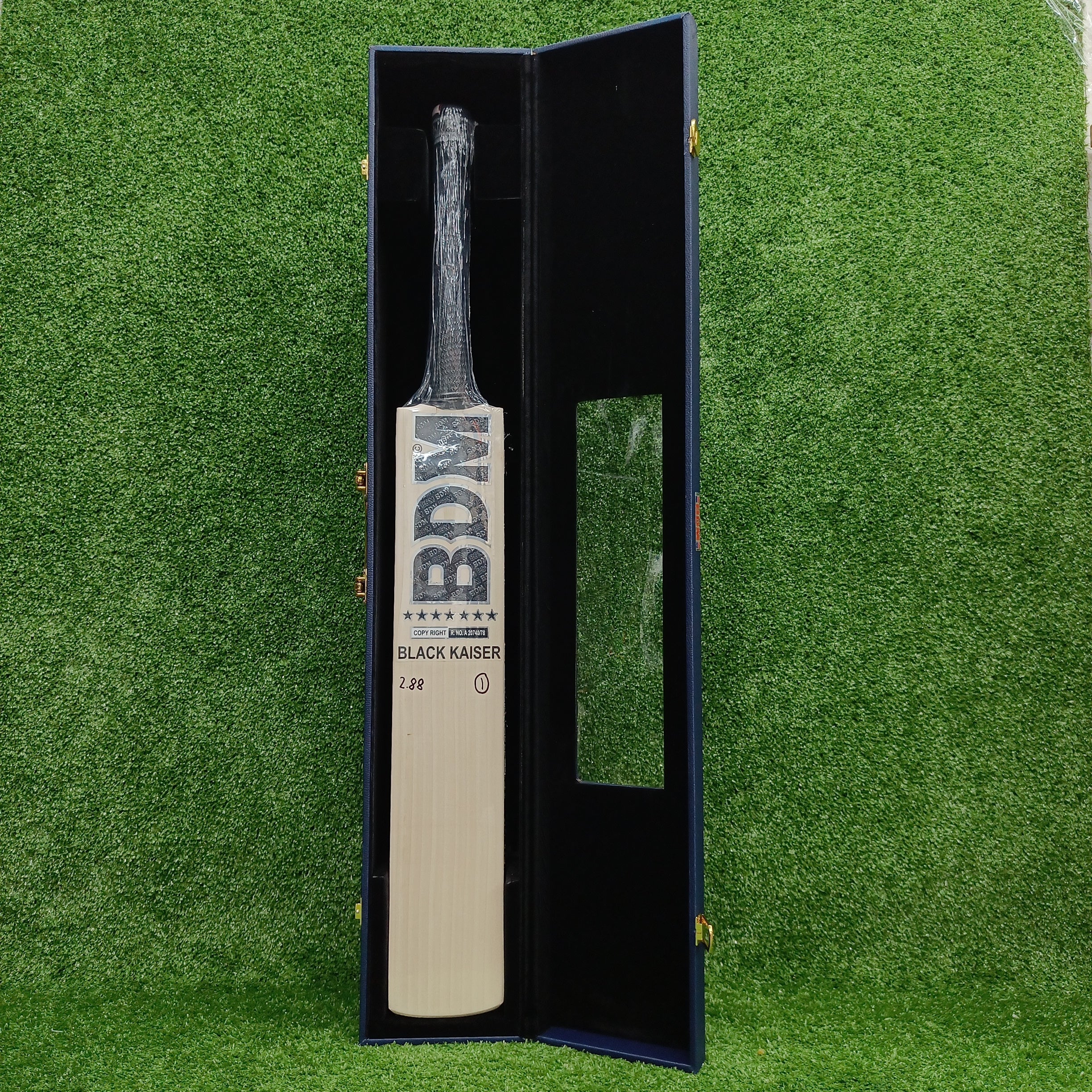 BDM Black Kaiser Players English Willow Cricket Bat