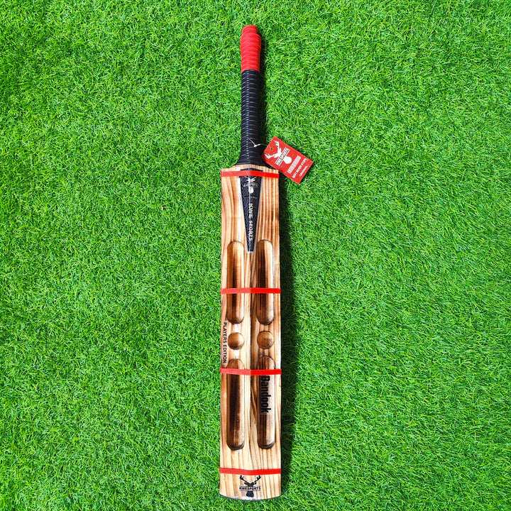 Bandook Burn Edition - Players Edition Scoop Bats (2 holes, 4 Scoops - 34.5 Inches Height)
