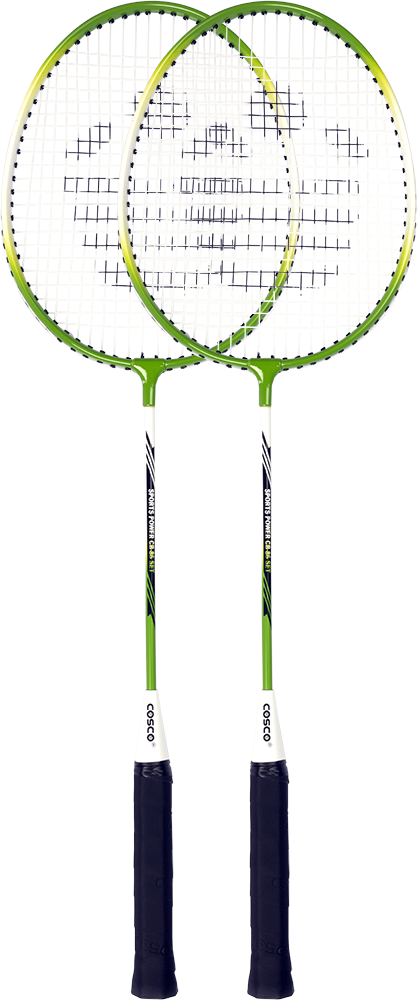 COSCO CB-86  Green (2- Badminton Rackets) Prestrung - Made in India