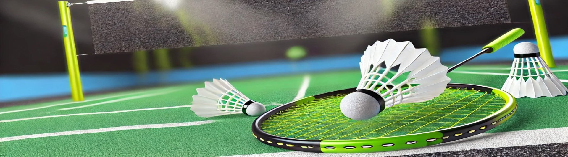 Badminton Rackets Banner