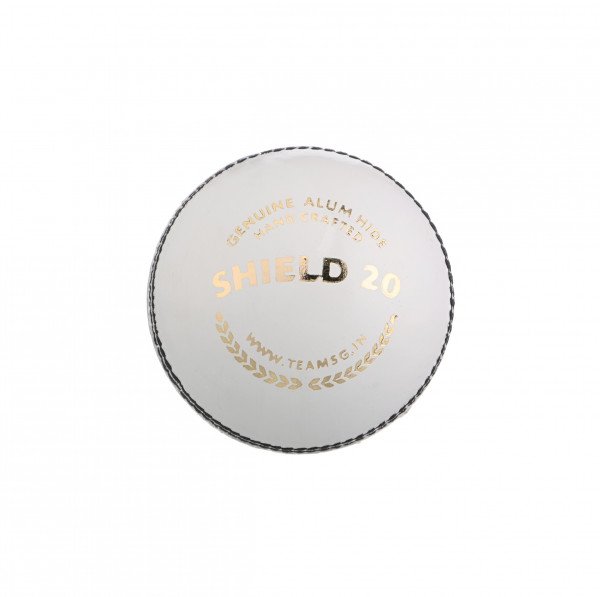 thumbnail image 2 of SG Shield 20 Cricket Ball (White) - Club & School Match Grade 2 of 12
