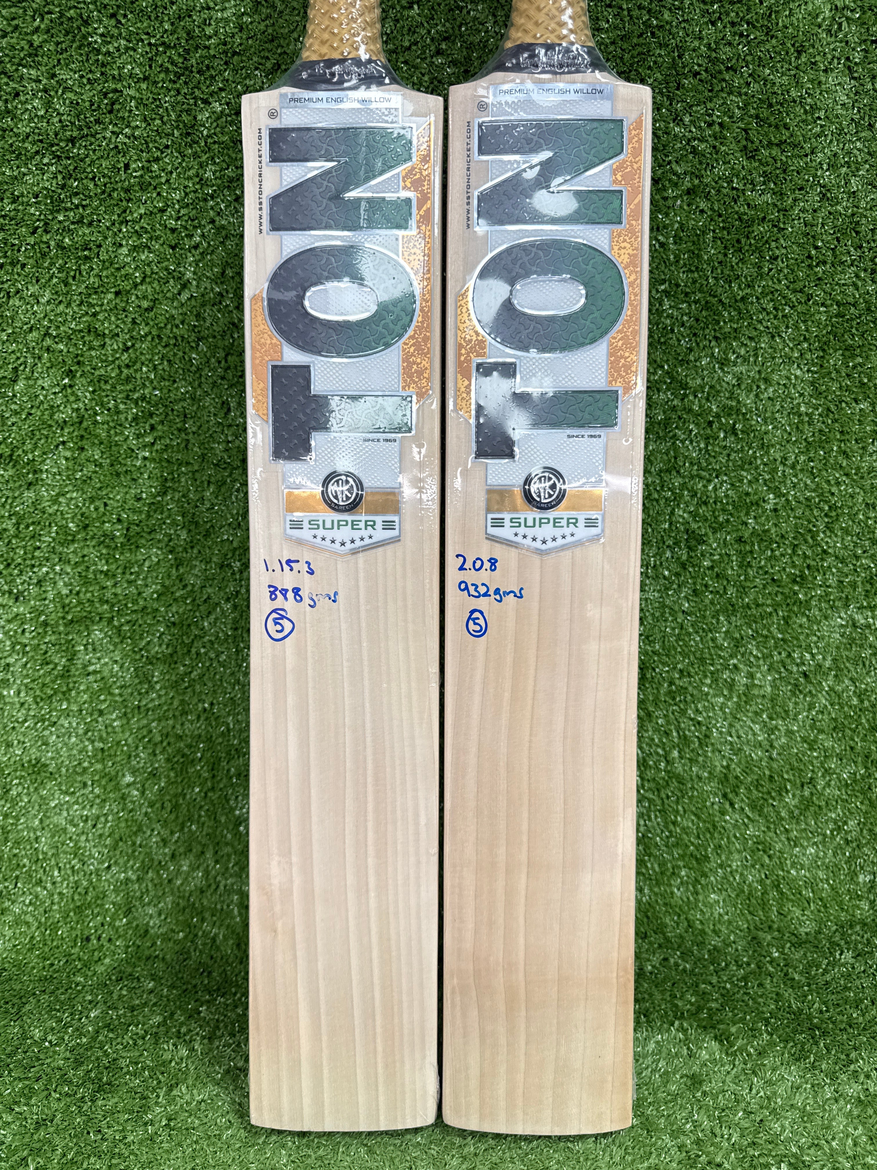 SS Ton Super Junior / Youth English Willow Cricket Bat by SS - side view - TopCricketStore