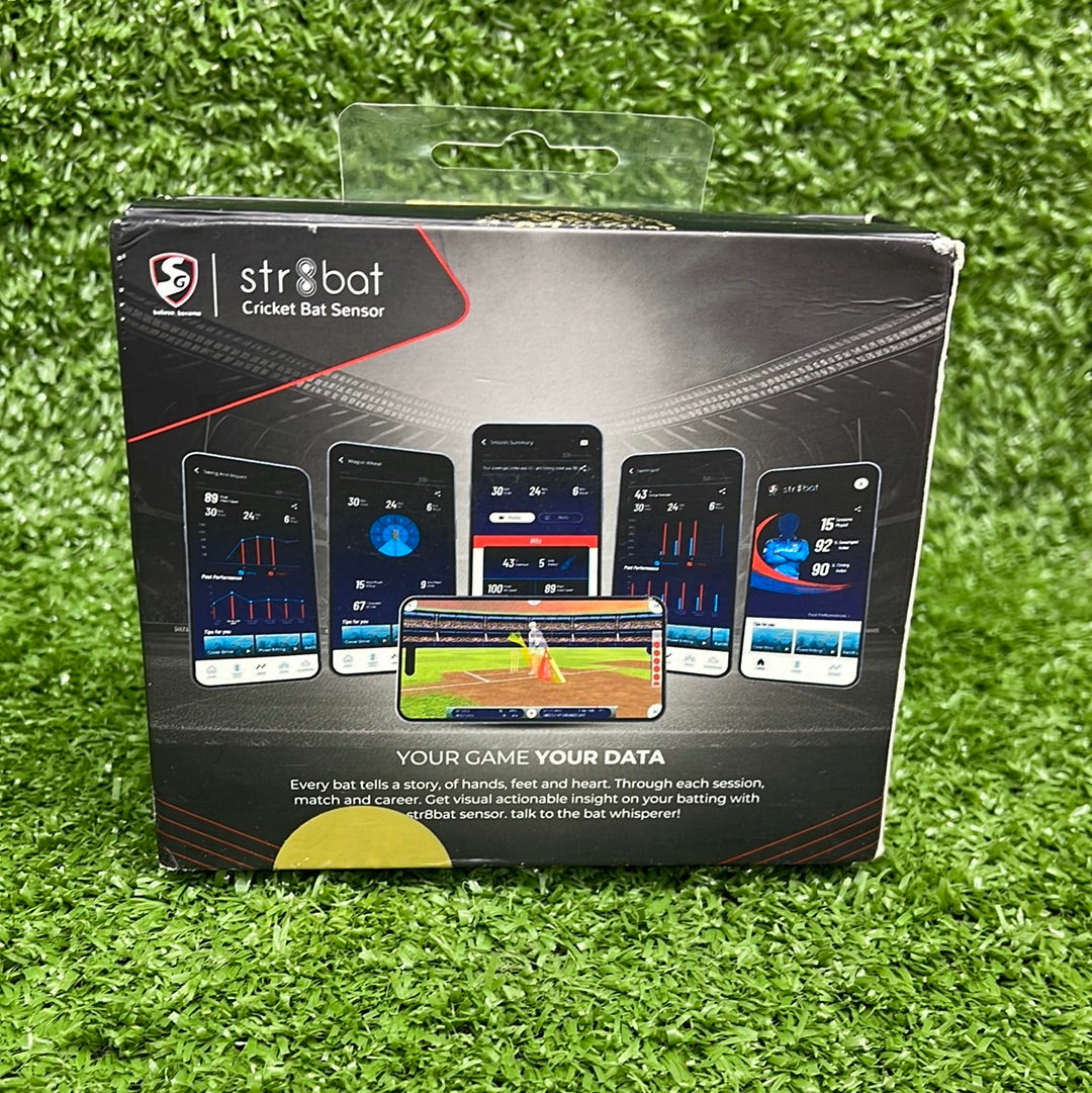 SG HP Flame English Willow Cricket Bat (With SG|Str8bat Sensor) 9