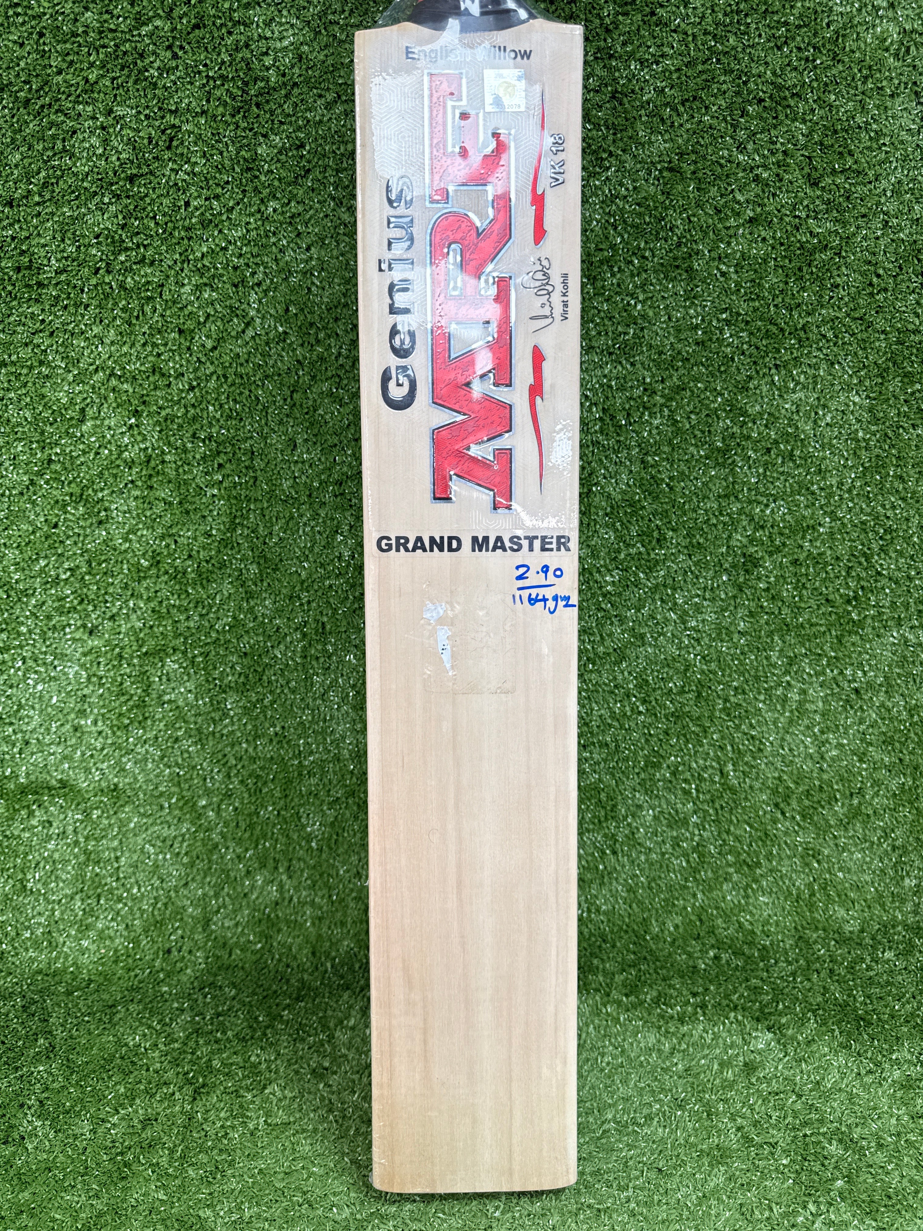 MRF Genius VK 18 Grand Master English Willow Cricket Bat