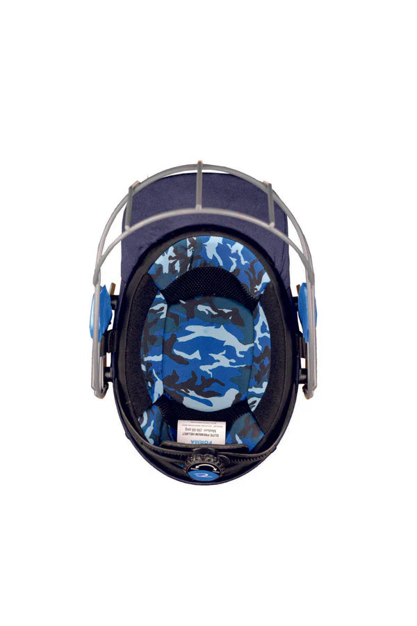 Forma Elite Premium Plus Adult Cricket Helmet with Mild Grill by Forma - close-up detail - TopCricketStore