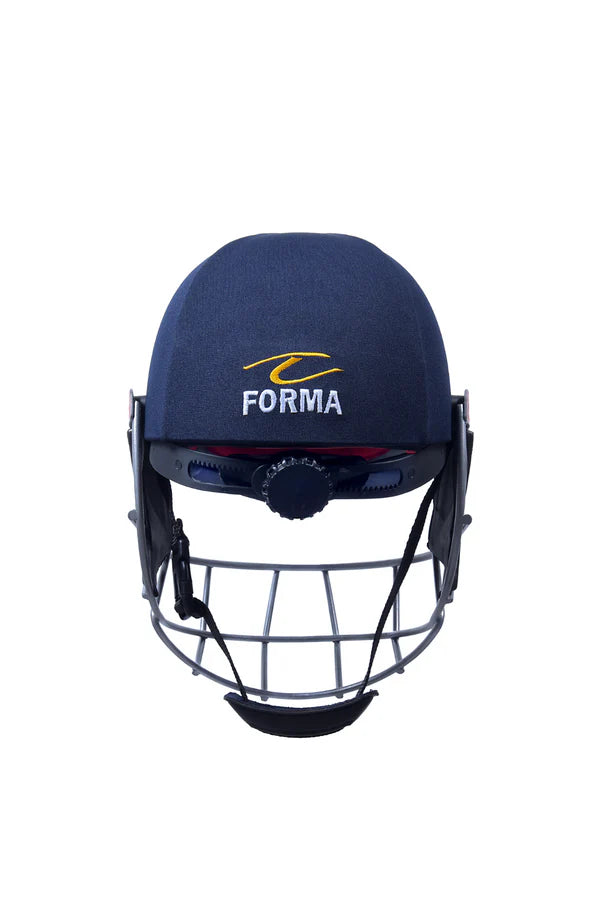 Forma RP 17 Pro Axis Red MST Adult Cricket Helmet by Forma - back view - TopCricketStore