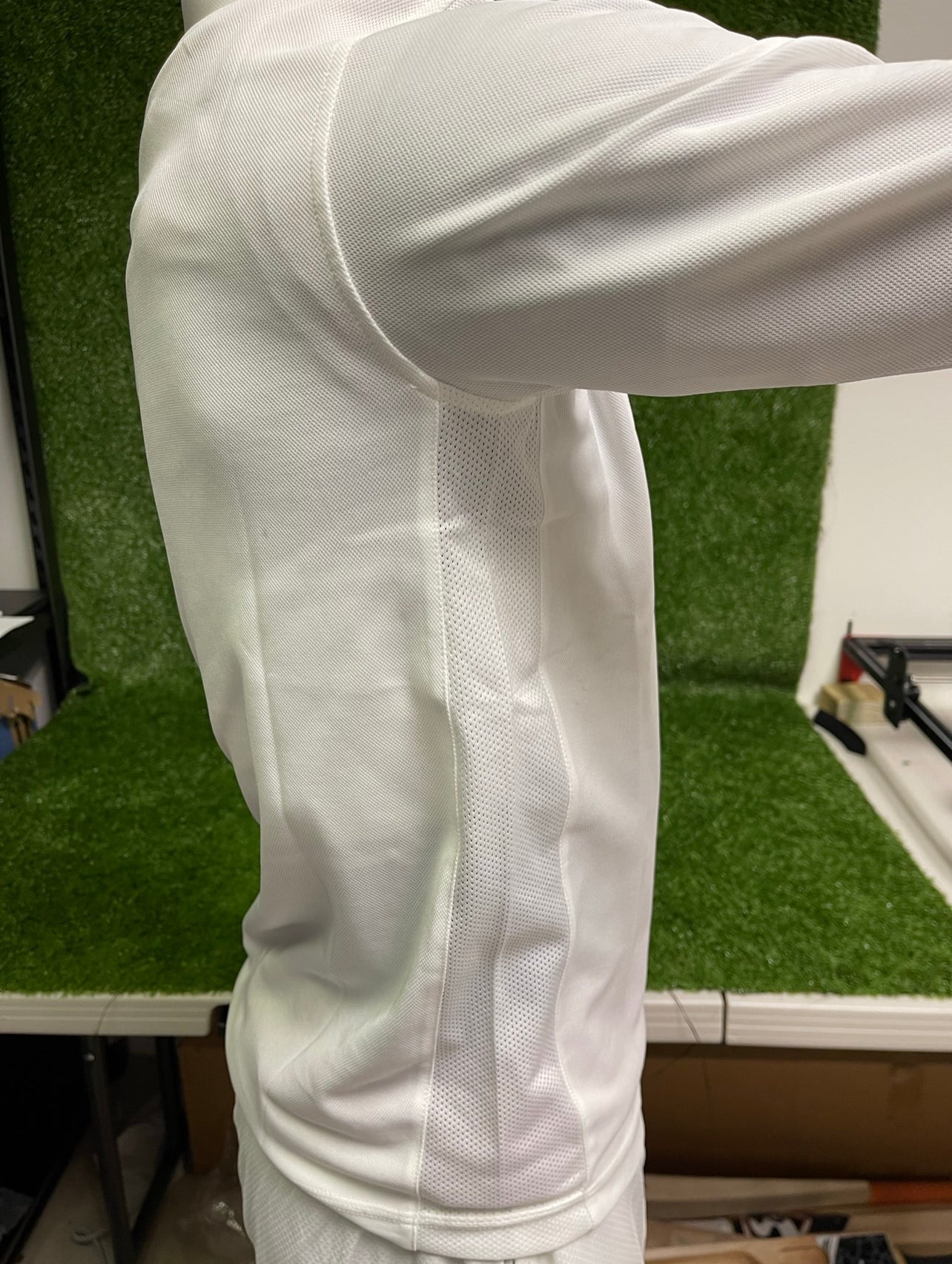 Raydn Cricket White Full Sleeve Shirt / TShirt