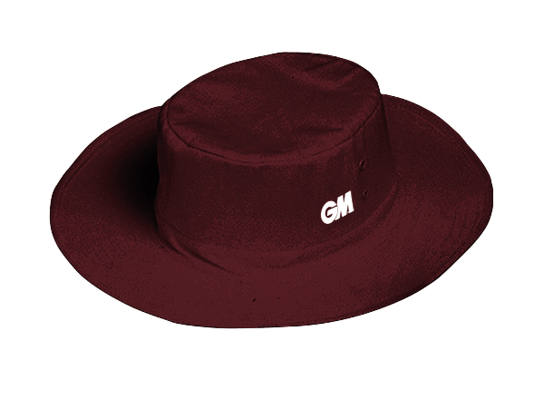 GM Panama Hat (Navy Blue, White, and Maroon) by GM - back view - TopCricketStore