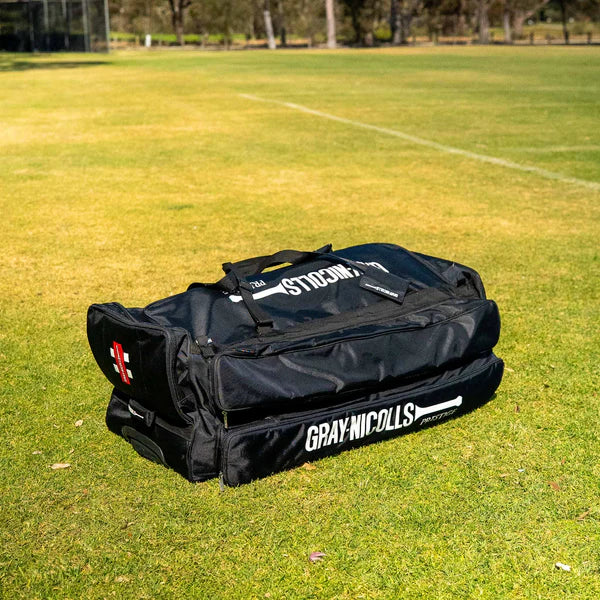 Gray-Nicolls Prestige Wheelie Cricket Kit Bag (Black)