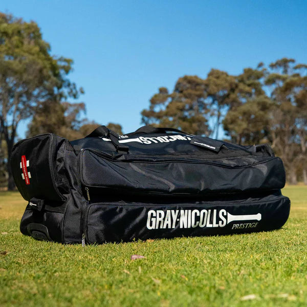 Gray-Nicolls Prestige Wheelie Cricket Kit Bag (Black)
