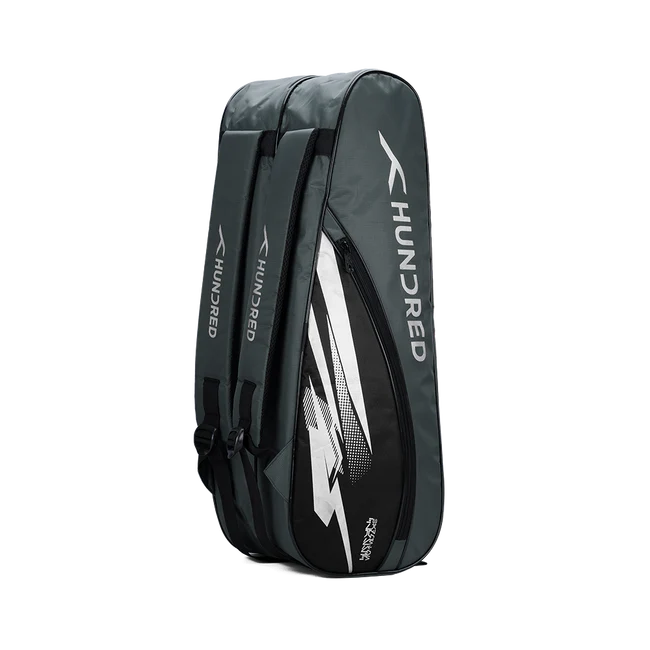 Hundred Cosmogear Badminton Racquet Kit Bag (Dark Grey / Black)