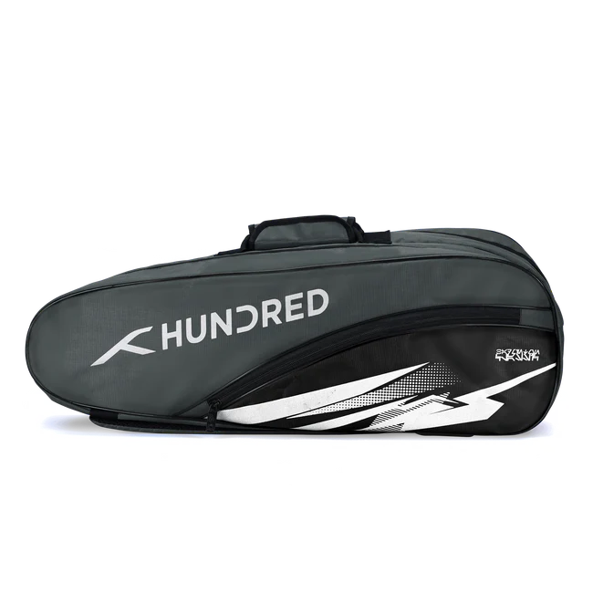 Hundred Cosmogear Badminton Racquet Kit Bag (Dark Grey / Black)