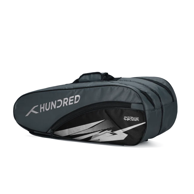 Hundred Cosmogear Badminton Racquet Kit Bag (Dark Grey / Black)