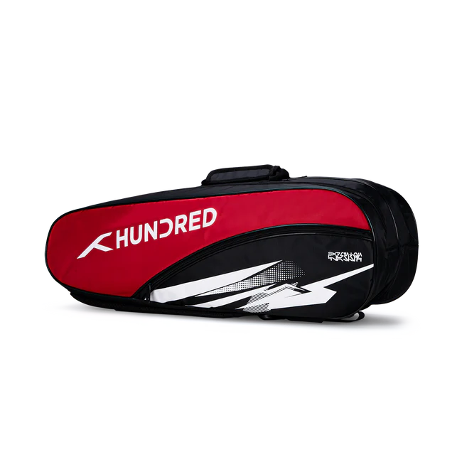 Hundred Cosmogear Badminton Racquet Kit Bag (Black / Red)