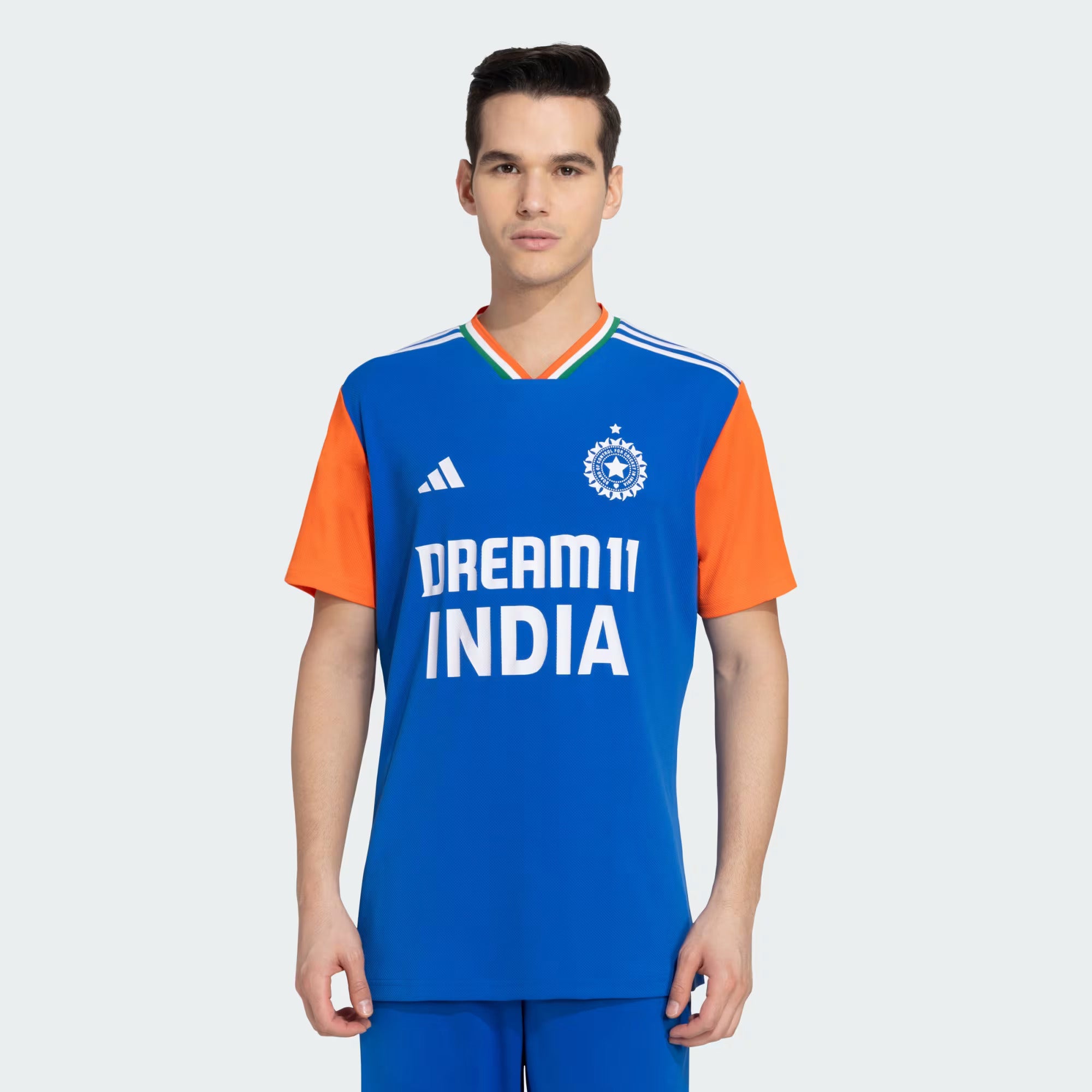 INDIA CRICKET T20 INTERNATIONAL FAN JERSEY Dark Blue / True Orange