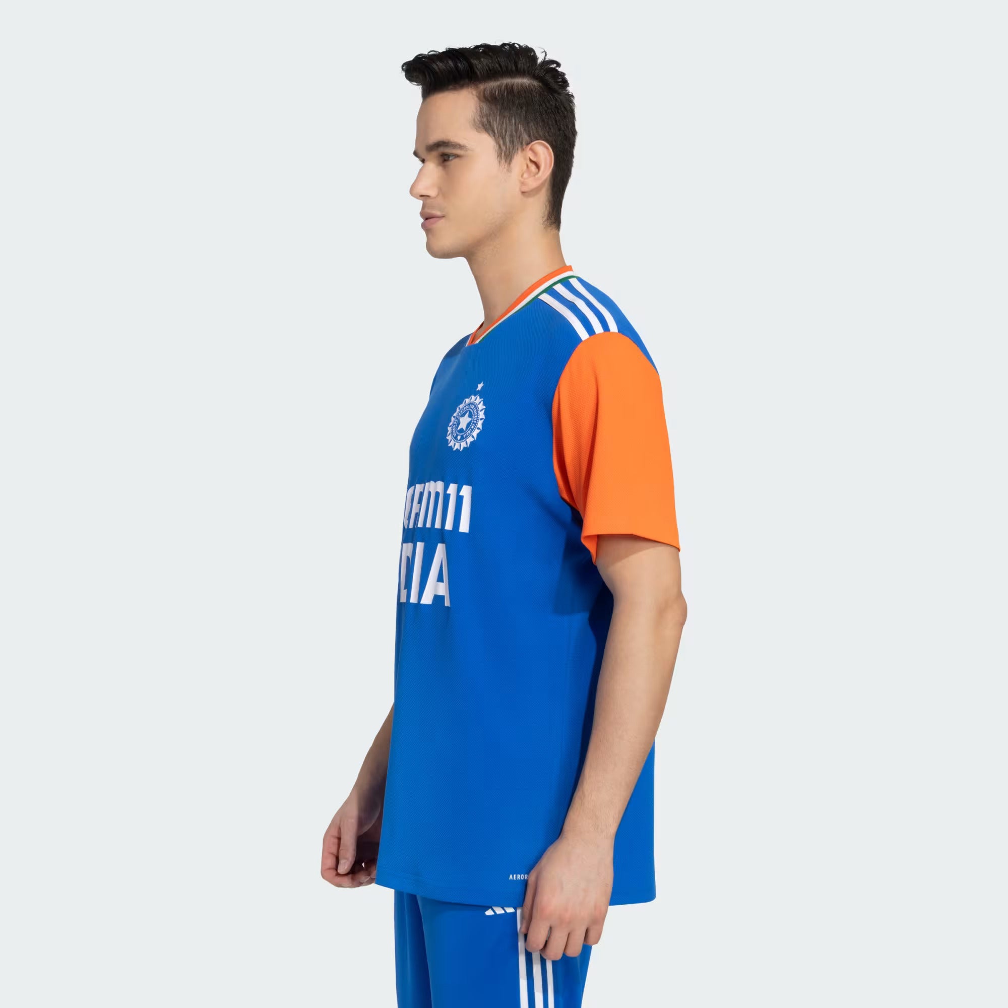 INDIA CRICKET T20 INTERNATIONAL FAN JERSEY Dark Blue / True Orange