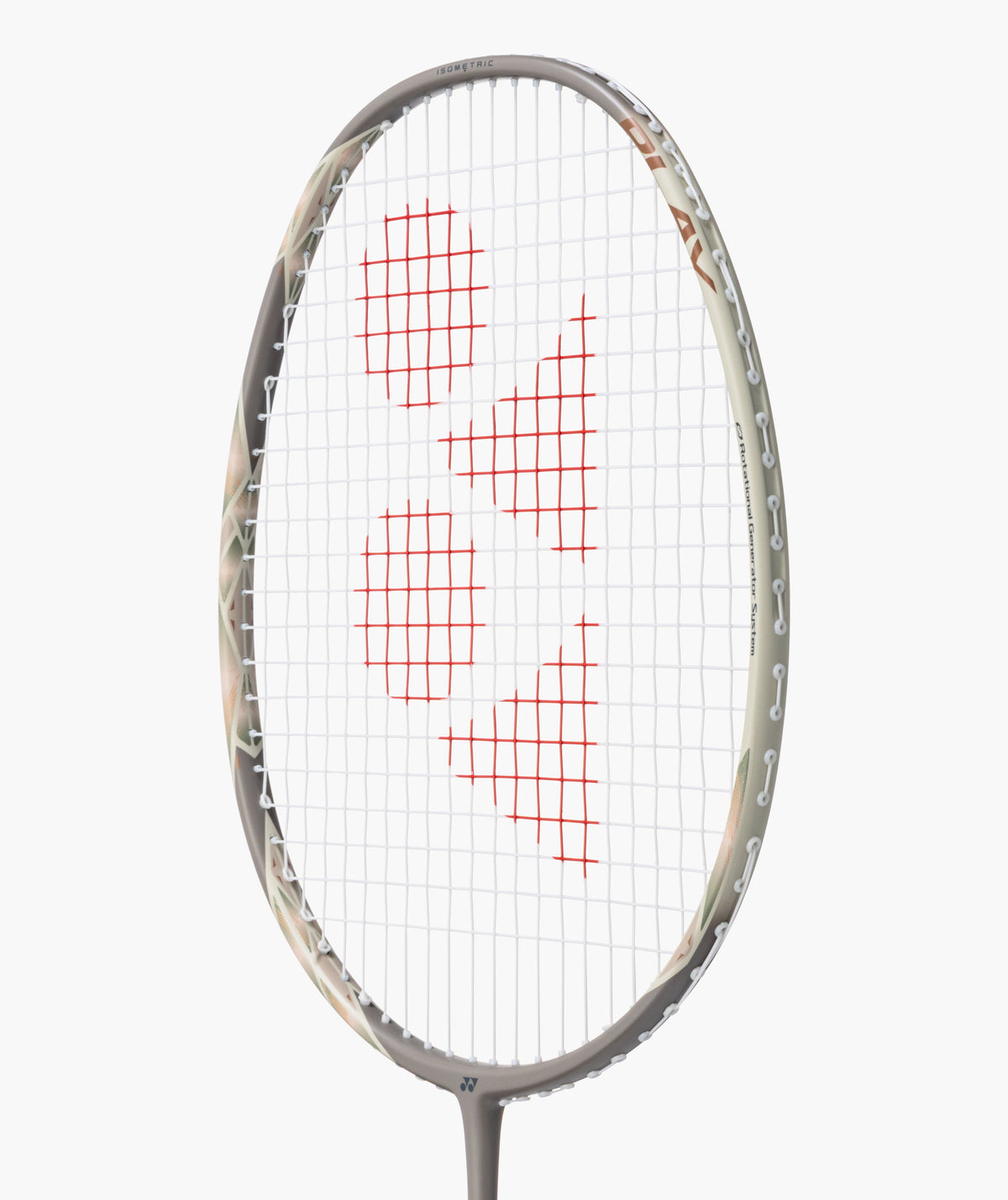Yonex Astrox 77 Play Light Beige Badminton Racket Prestrung by Yonex - side view - TopCricketStore
