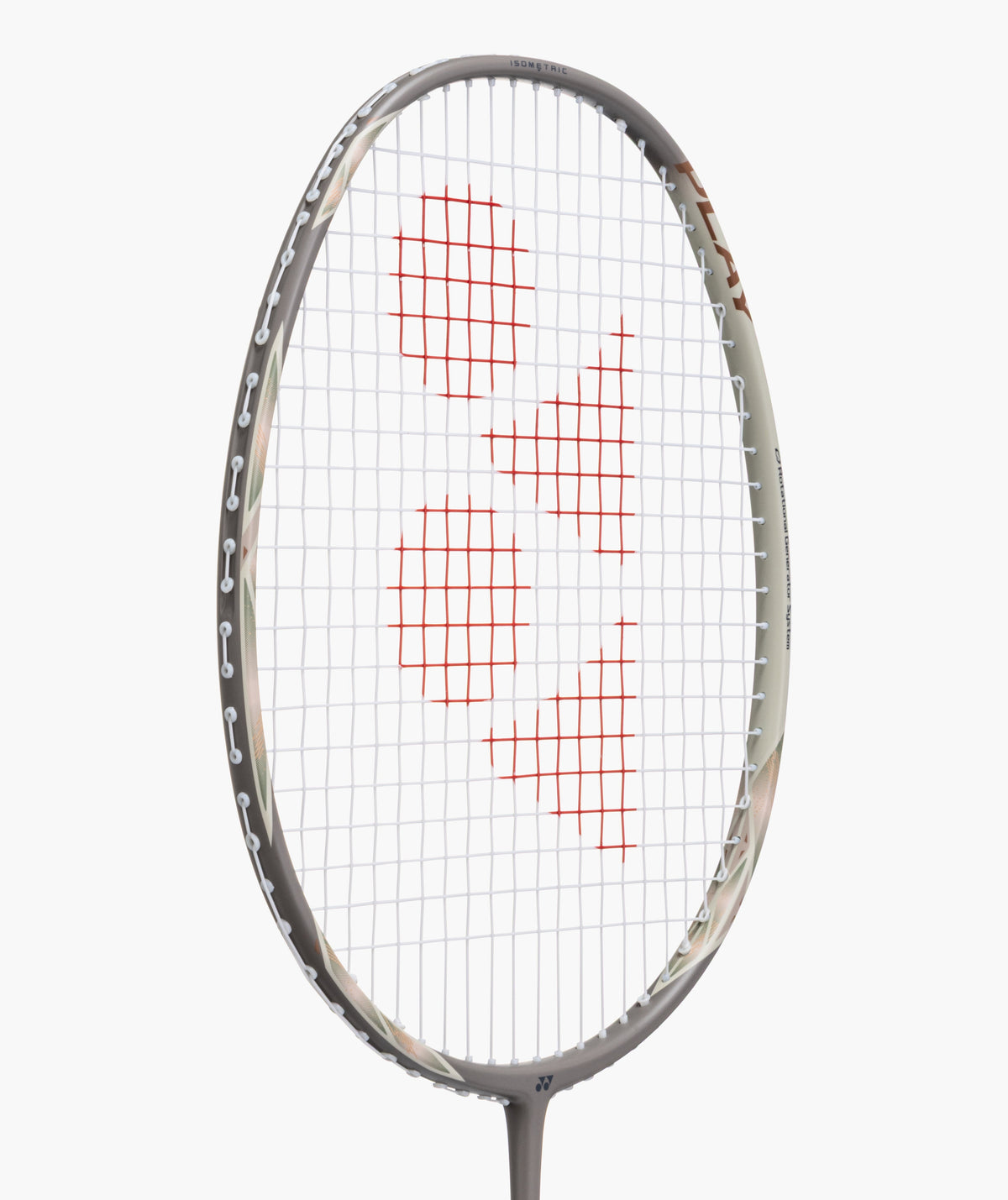 Yonex Astrox 77 Play Light Beige Badminton Racket Prestrung by Yonex - close-up detail - TopCricketStore