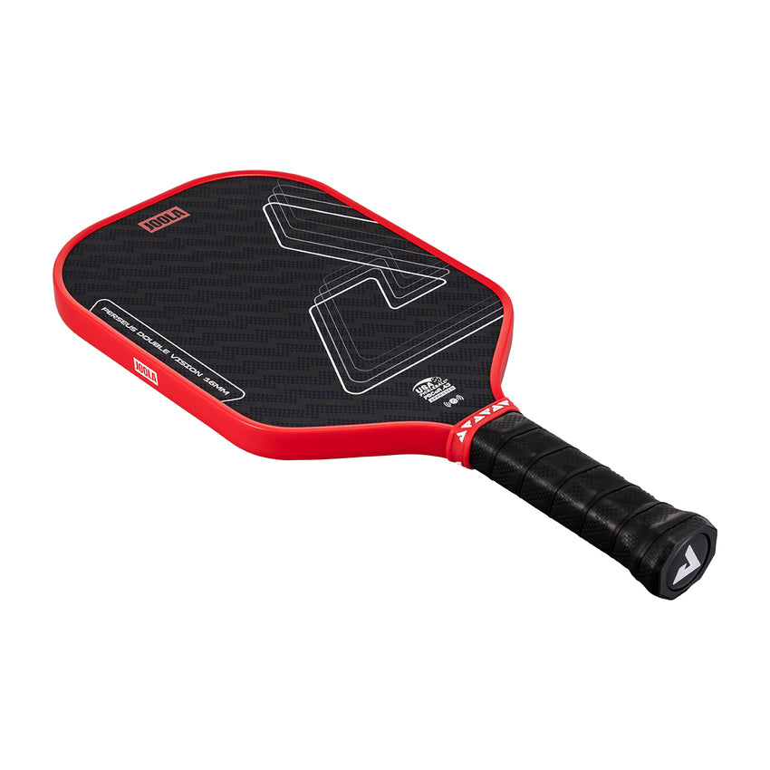 JOOLA Perseus Double Vision 16mm Pickleball Paddle - Blaze Red JOOLA