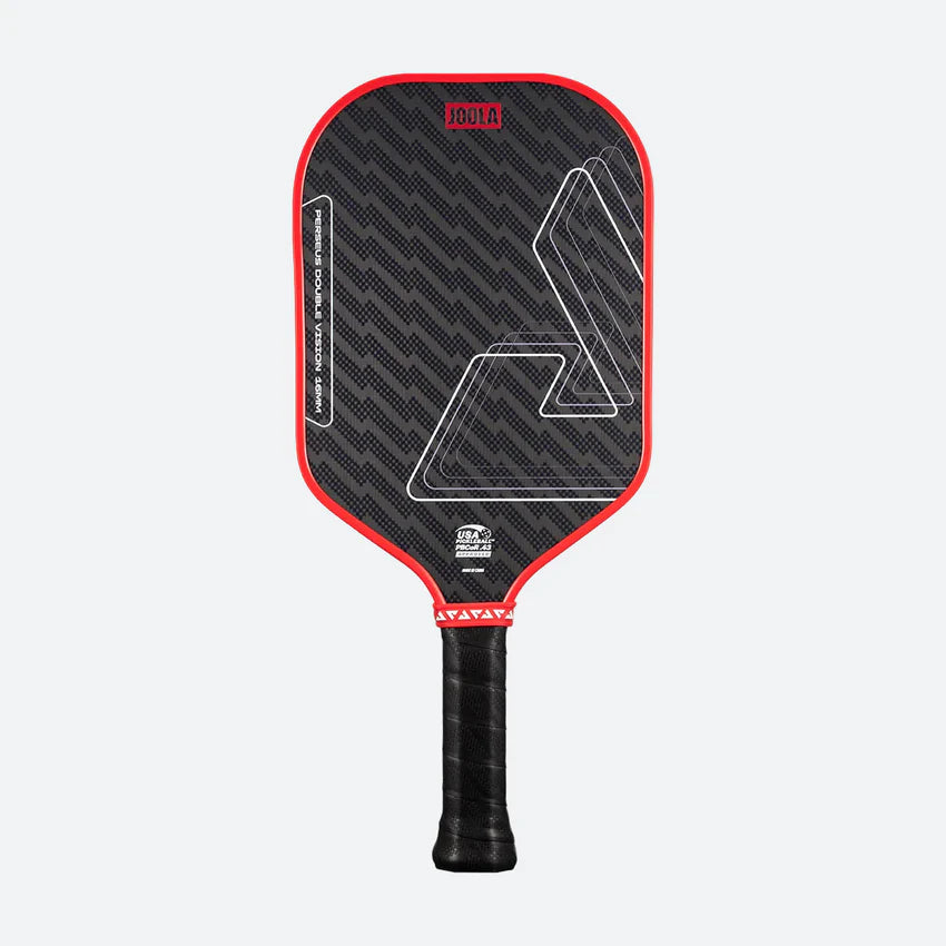 JOOLA Perseus Double Vision 16mm Pickleball Paddle - Blaze Red JOOLA