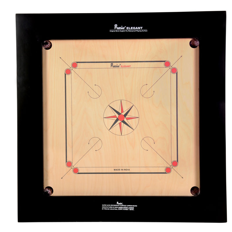 Precise Jumbo (36mm) English Birch Ply Elegant Carrom Board