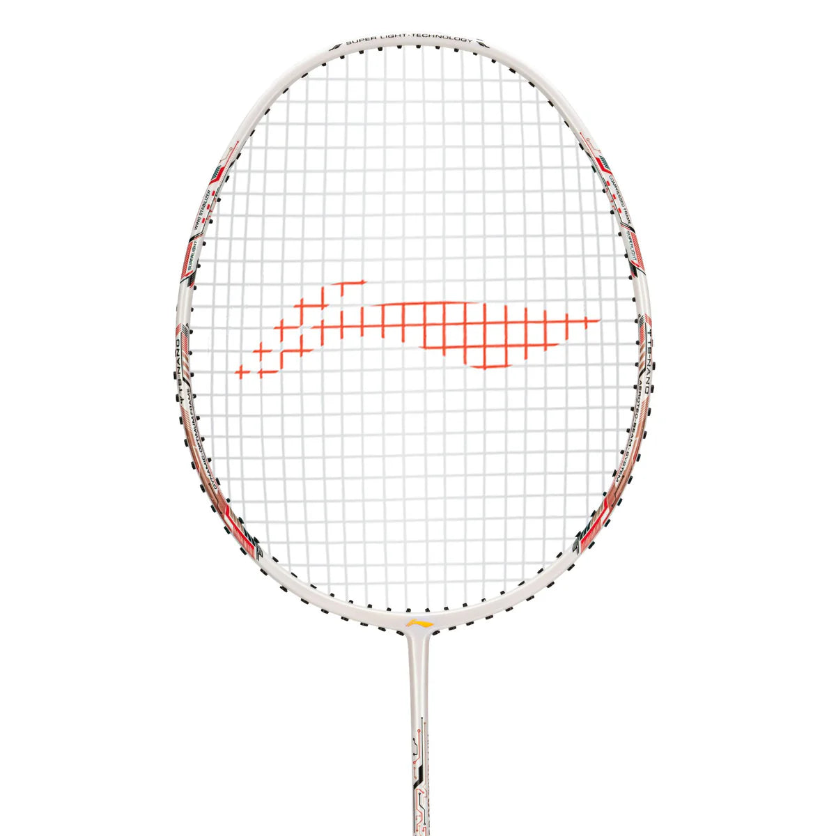 Li-Ning Air Force 80 G3 Badminton Racket Prestrung (White/Red/Black) - Made in China
