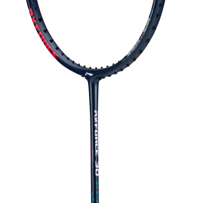 Li-Ning Axforce 30 4U Cool Ebony Badminton Racket Unstrung by Li-Ning - back view - TopCricketStore