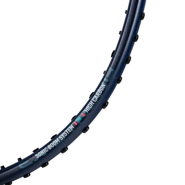 Li-Ning Axforce 30 4U Cool Ebony Badminton Racket Unstrung by Li-Ning - in-use view - TopCricketStore